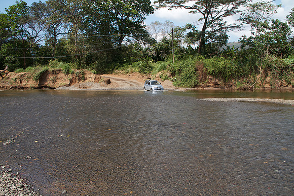 River crossing in Costa Rica