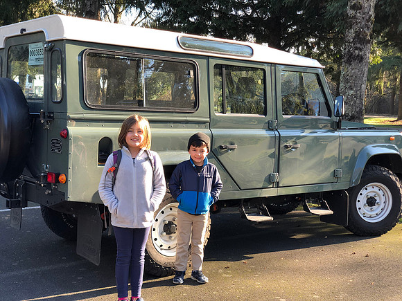 Leyla and Emre at Oregon Trail Muesum