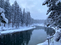 Looking upstream, Deschutes River