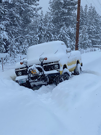 Next morning for the tow truck