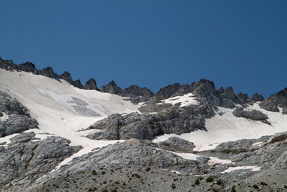 Sawtooth ridge at Glacier Lake